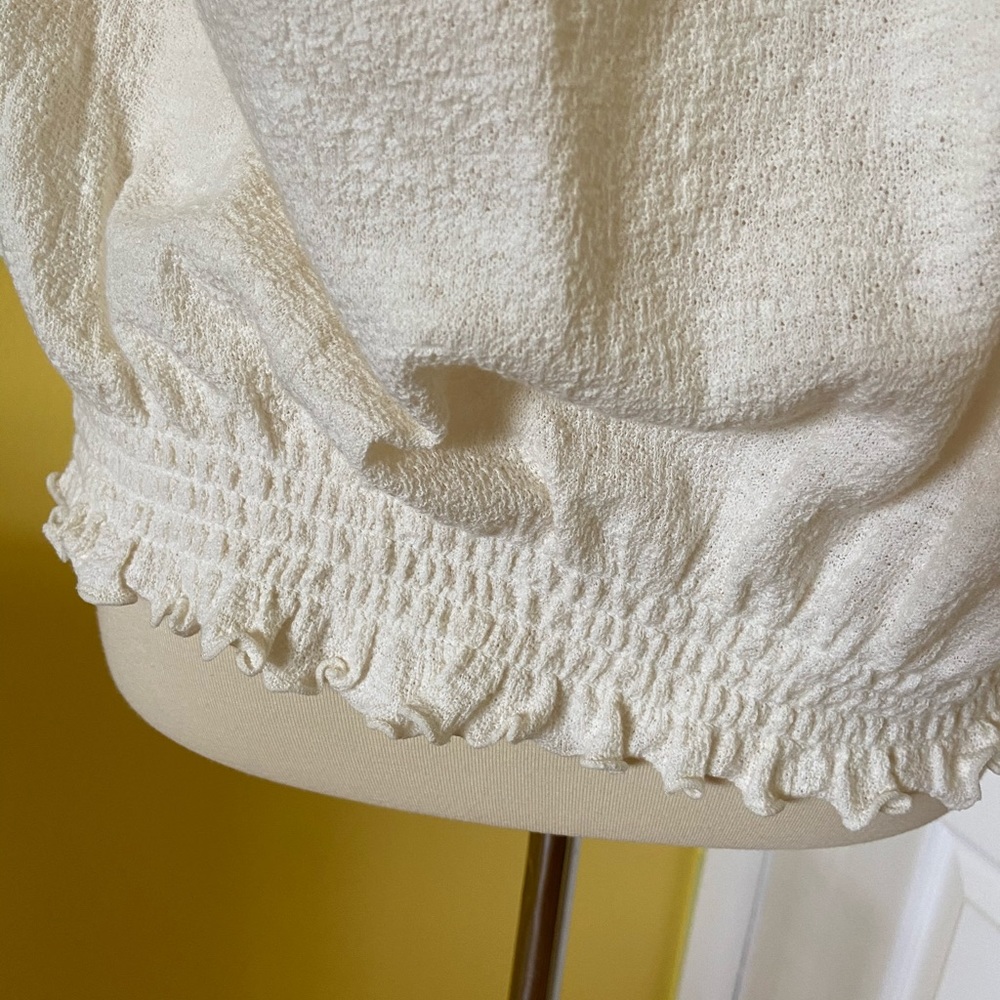 NWT Madewell Texture & Thread Drawstring Top - Picture 6 of 11